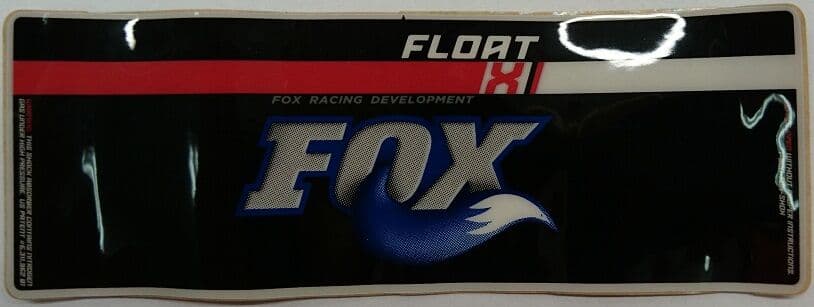 Decal: '06 Float X, Reservoir (6.25" X 2.15")
