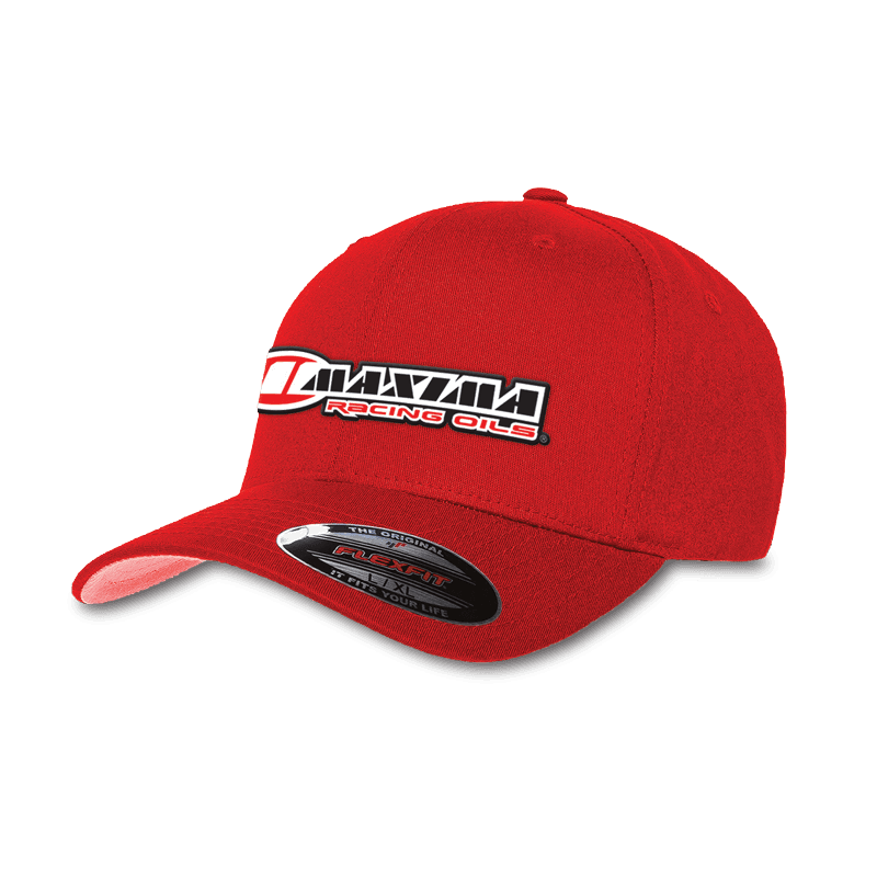 MAXIMA FITTED LOGO CURVE BILL HAT / RED - L/XL