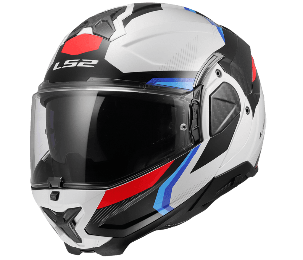 LS2 FF910 ADVANT II TRIPLE WHITE BLUE RED