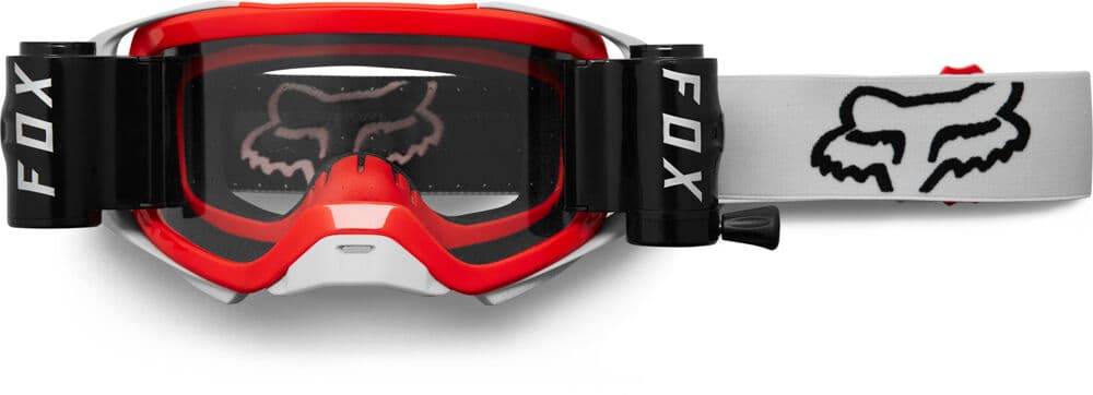 FOX Airspace Stray Roll Off Goggle  - OS, Grey/Red MX23