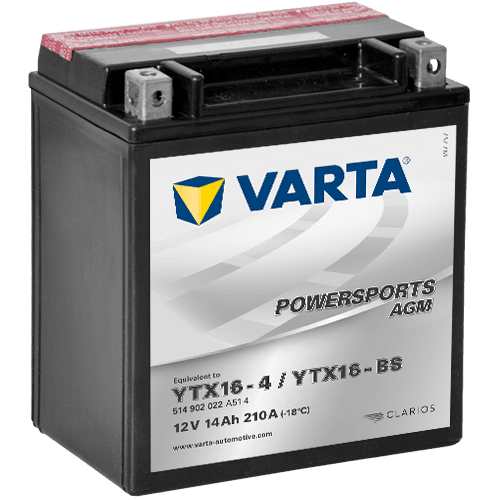 Varta 12V/14Ah moto (YTX16-4/YTX16-BS)