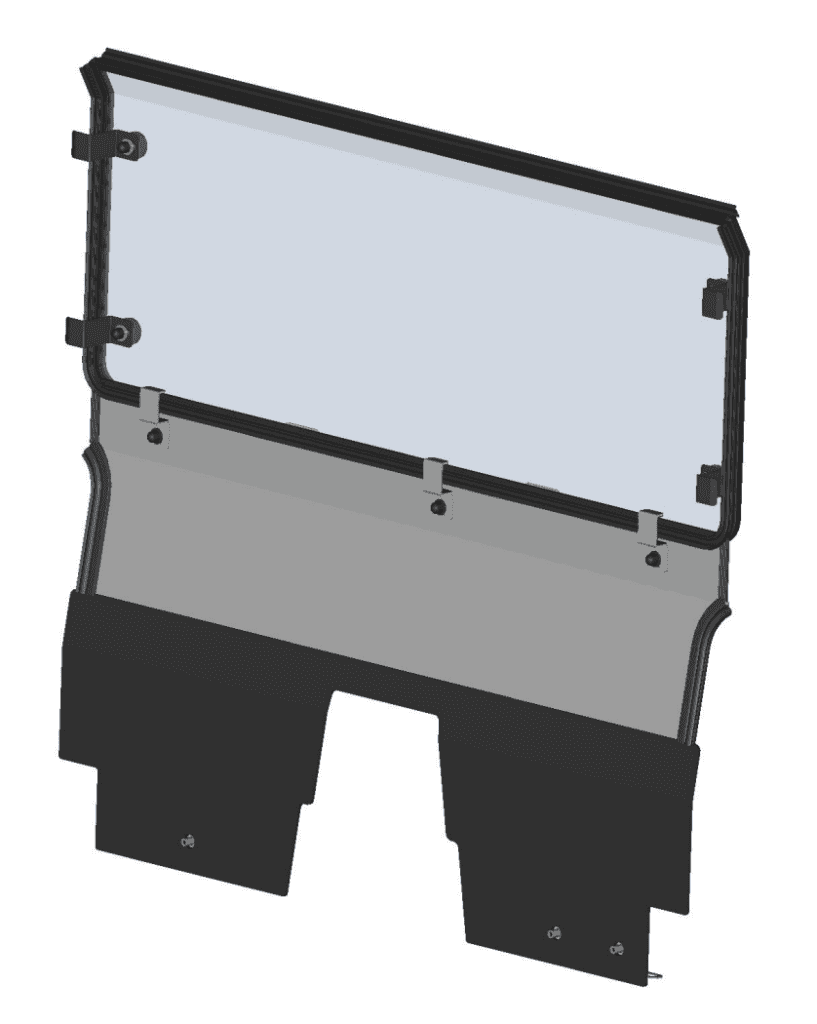 Zadný panel pre Cabin Goes UTV 700