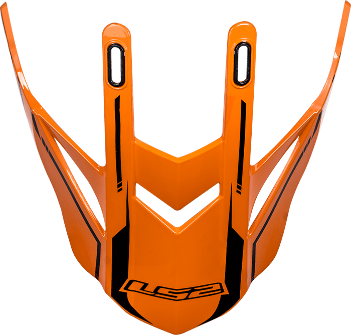 LS2 MX437 PEAK CORE BLACK ORANGE