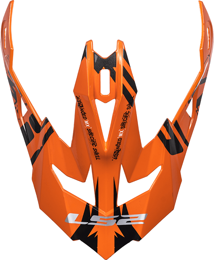 LS2 PEAK MX470 EMPEROR BLACK ORANGE