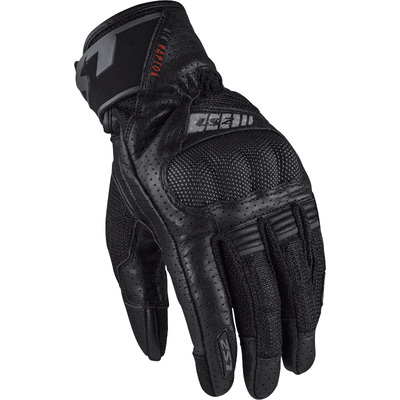 LS2 AIR RAPTOR MAN GLOVES BLACK