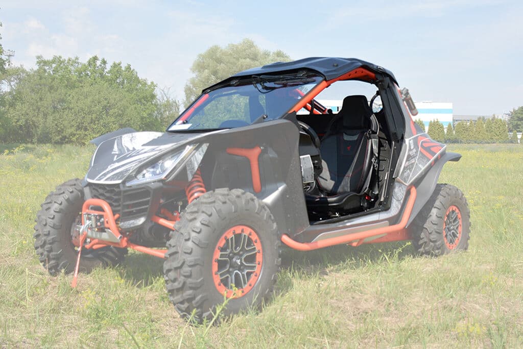Half cab (windshield, roof, rear panel, wiper) Segway Villain SX10 (2021-2023)