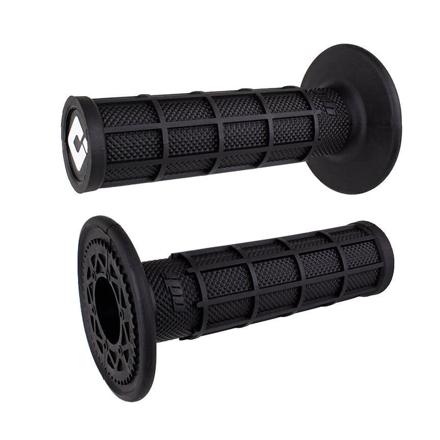 ODI GRIPS MX Full Waffle, Single Ply Black/White