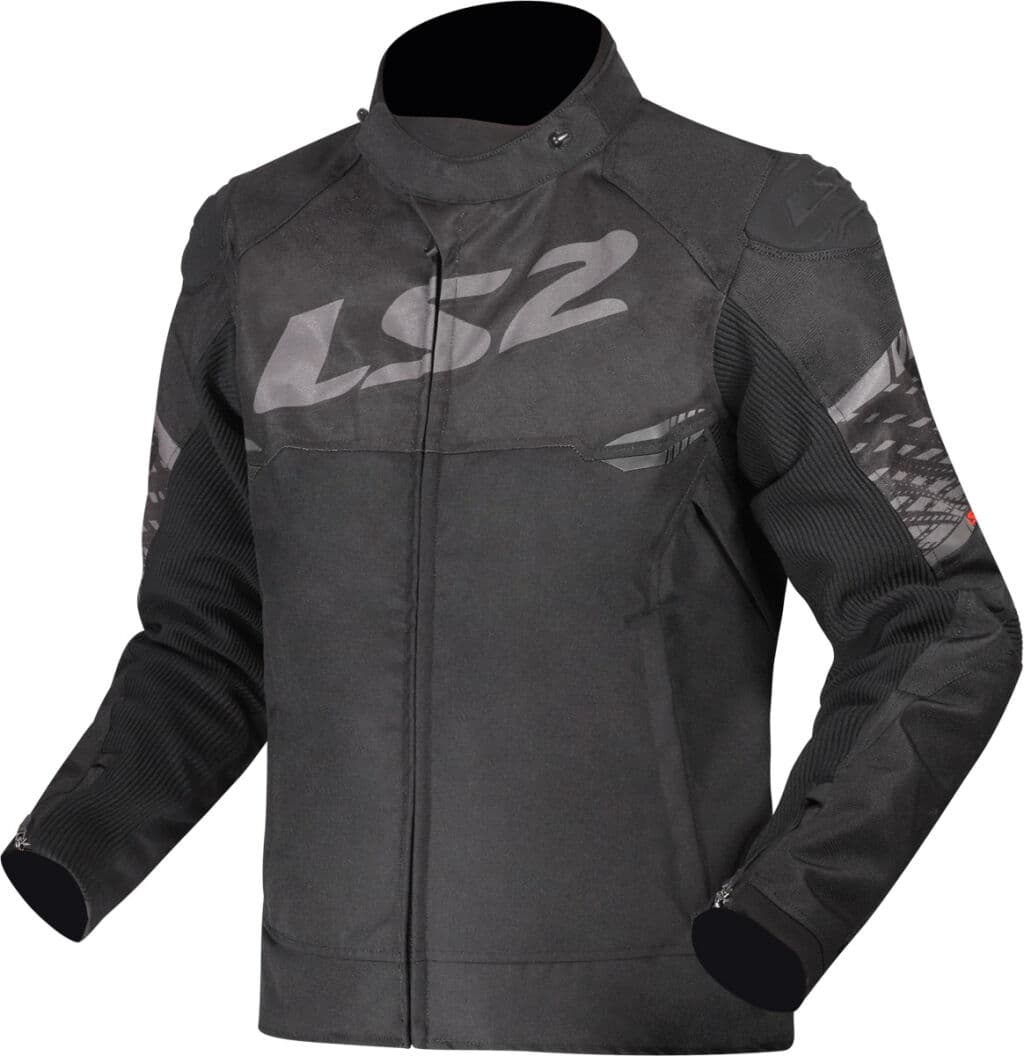 LS2 APEX MAN JACKET BLACK DARK GREY