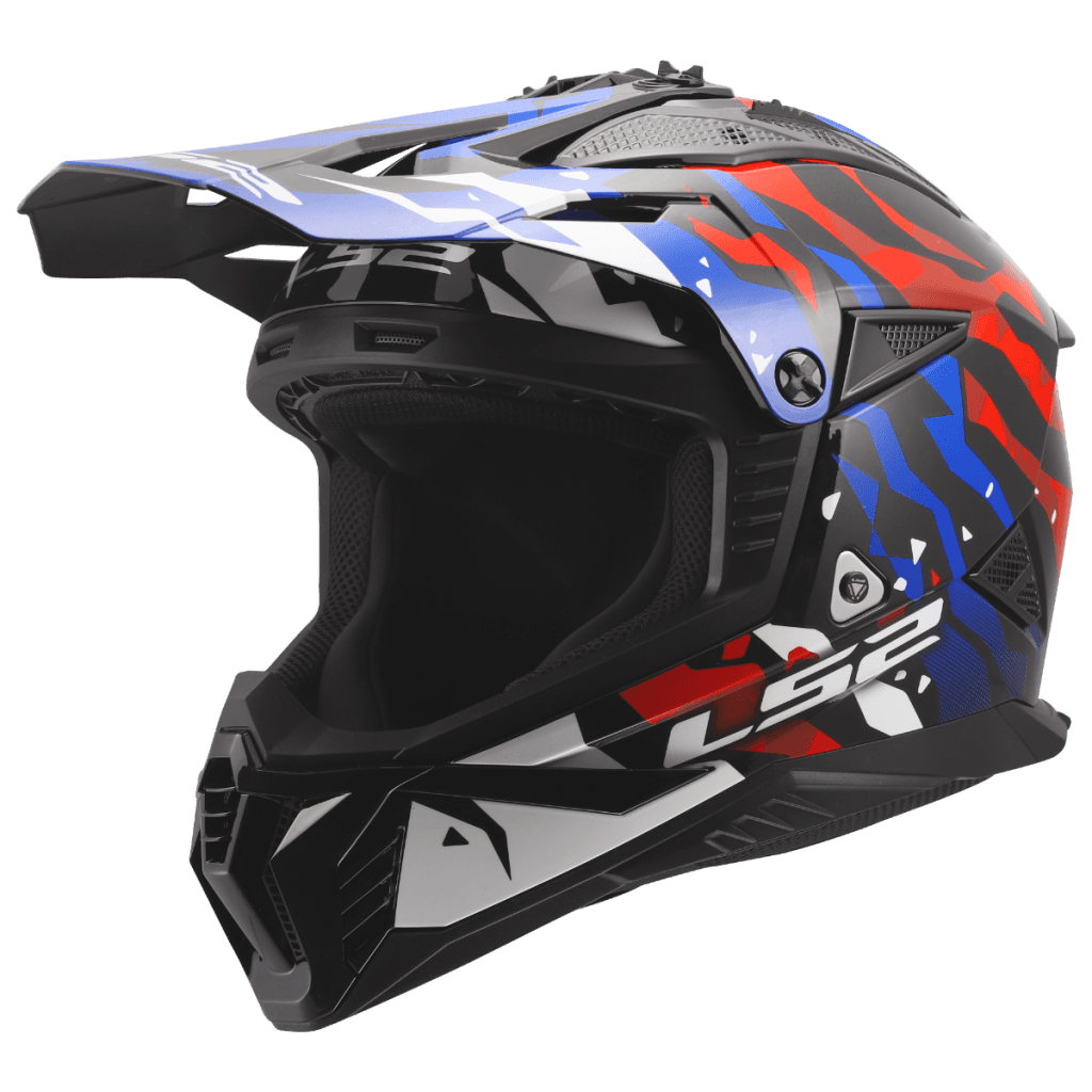 LS2 MX708 FAST II GROTESK WHITE BLUE RED-06