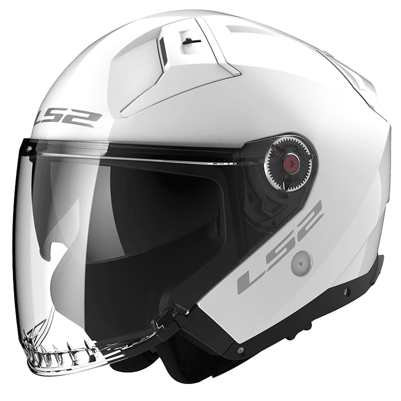 LS2 OF603 INFINITY II SOLID GLOSS WHITE-06