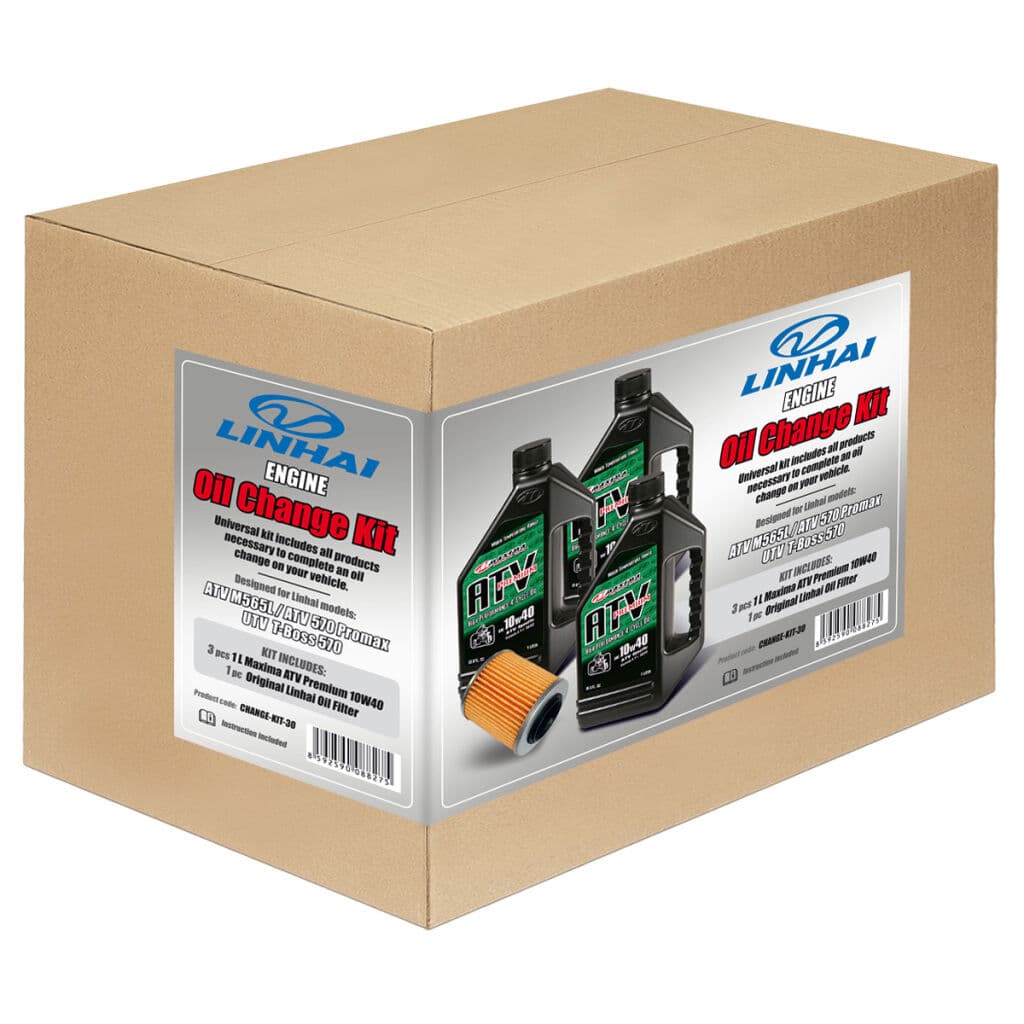 Oil change kit - LINHAI M565L, M570L, Promax 570/650, T-Boss 570/650/670