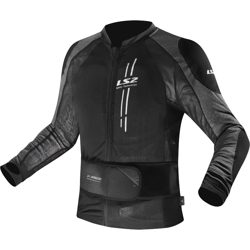 LS2 X-ARMOR MAN JACKET BLACK SILVER