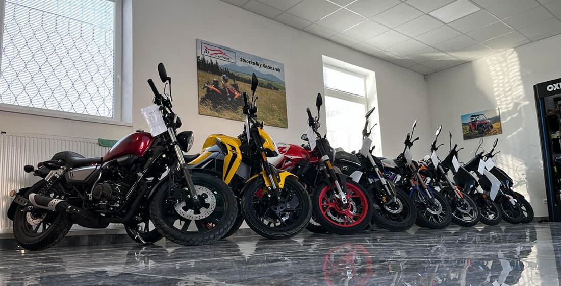 Predajňa motocyklov B5 Centrum