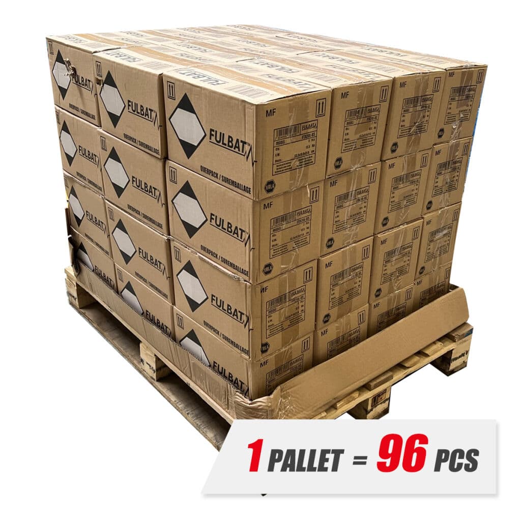 PALLET OF 96 PCS FULBAT Battery 12V/18Ah FTX20L-BS (YTX20L-BS) Linhai 300-800, TGB...