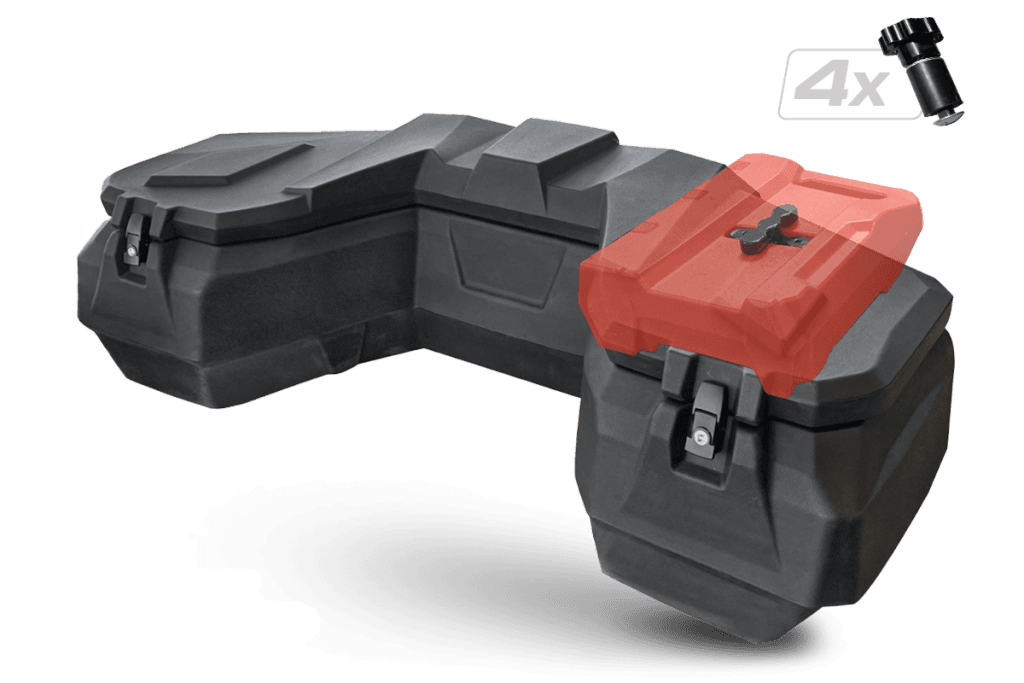 SHARK ATV plastový box AX112 na štvorkolku Polaris Sportsman Touring 1000