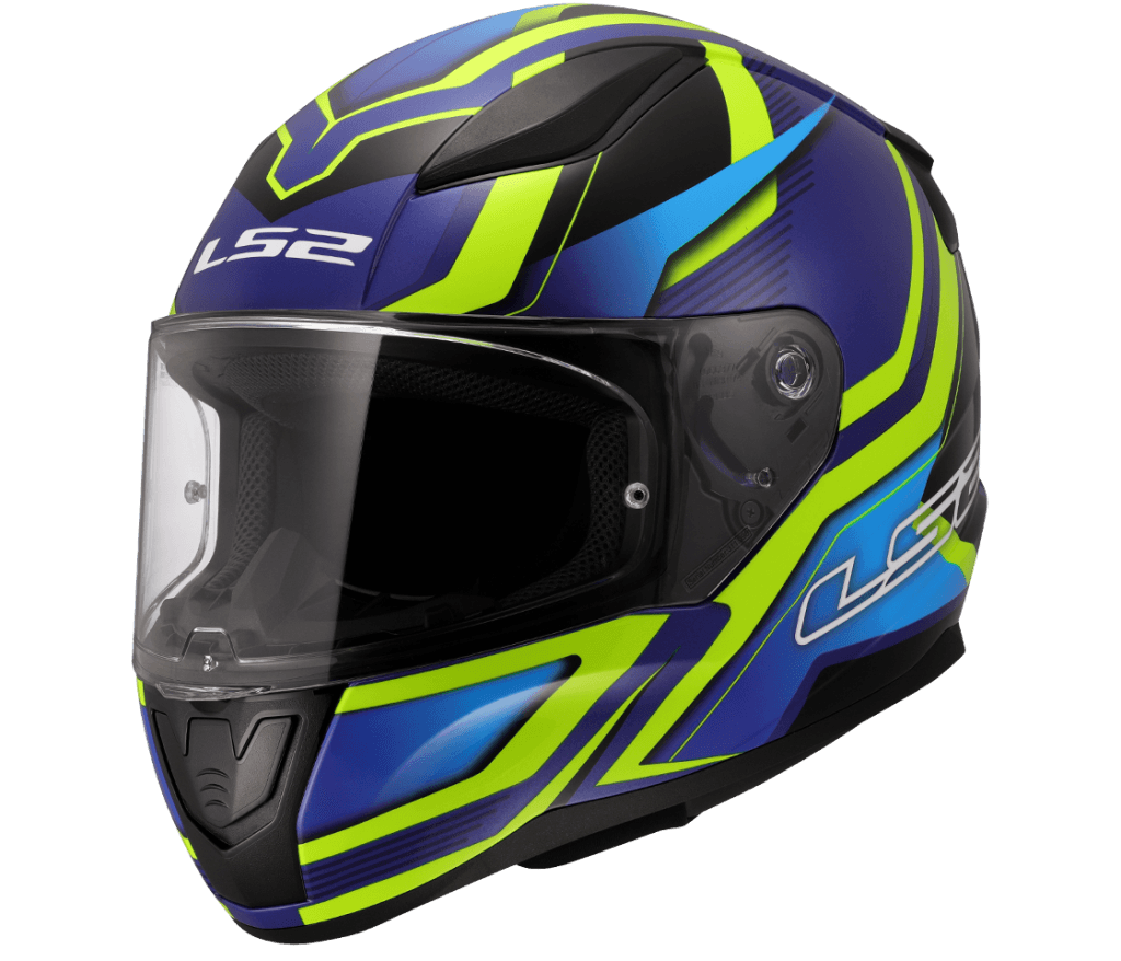 LS2 FF353 RAPID II FLITZ H-VIS YELLOW BLUE-06