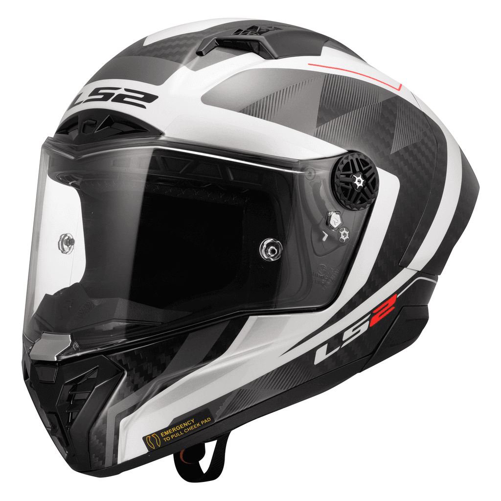 LS2 FF805 THUNDER GP AERO RAUTE WHITE GREY-06