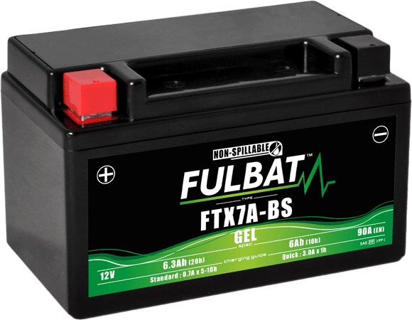 FULBAT GEL Battery 12V/6Ah (FTX7A-BS) LINHAI BUCK 125