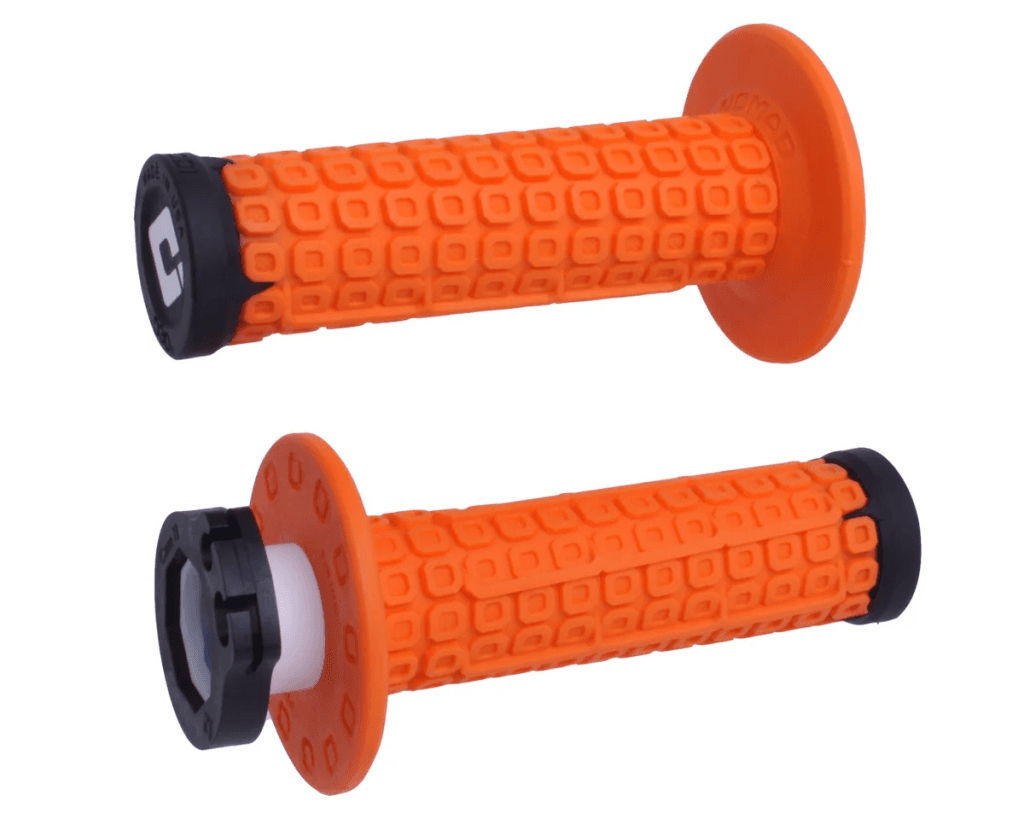 ODI GRIPS NOMAD w/D30 Lock-On Off-Road Grip ORANGE/Black/Black