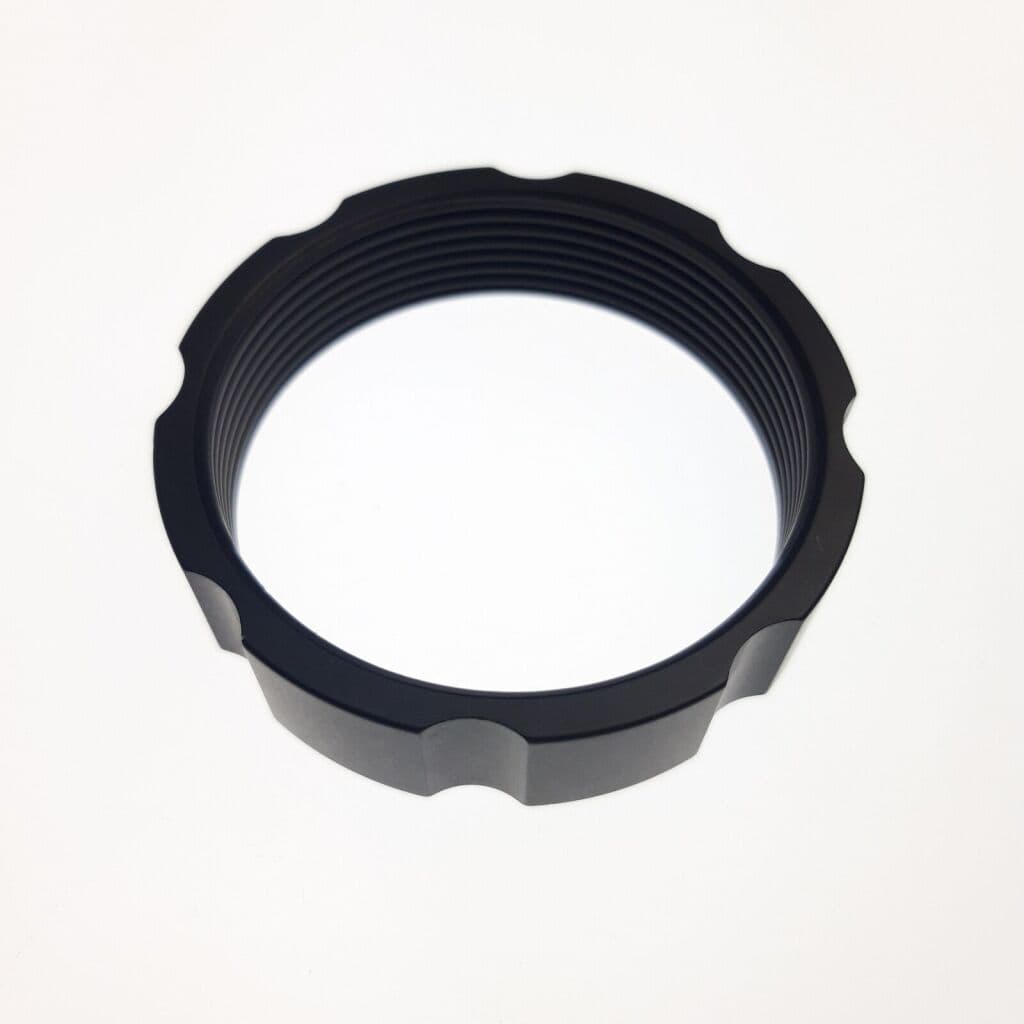 Spring Hardware: Cross-over Ring (2.350 OD X 0.600 TLG, 1.834 Bore) Al 6061, ACME,...