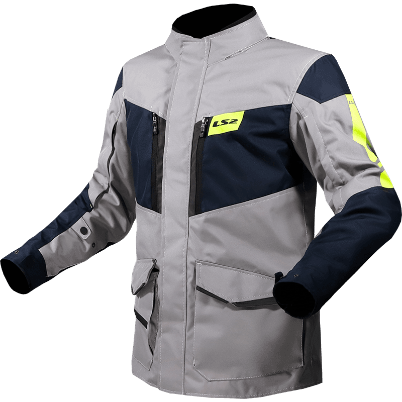 LS2 METROPOLIS EVO MAN JACKET TITANIUM YELLOW