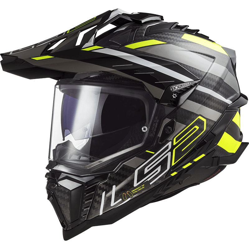 LS2 MX701 EXPLORER C EDGE GL.BLACK H-V YELL-06