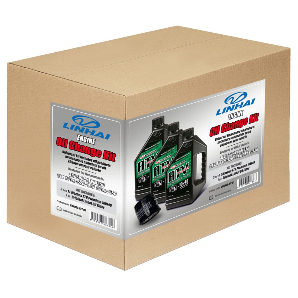 Oil change kit - LINHAI 500/550, T-Boss 520/550, Landforce 550