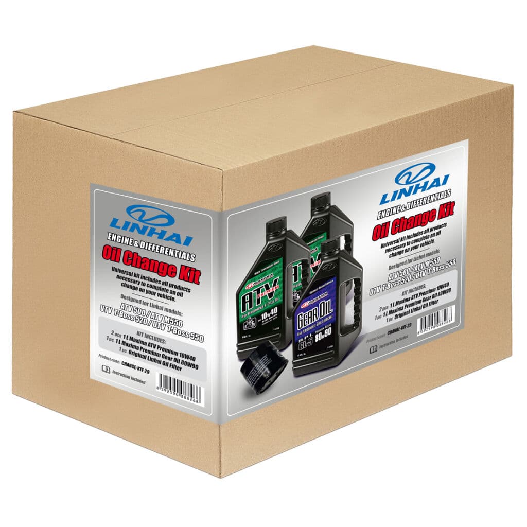Oil change kit + diff. - LINHAI 500/550, T-Boss 520/550, Landforce 550
