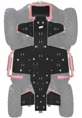 XRW SKID PLATES KIT PHD - SEGWAY SNARLER AT6 L