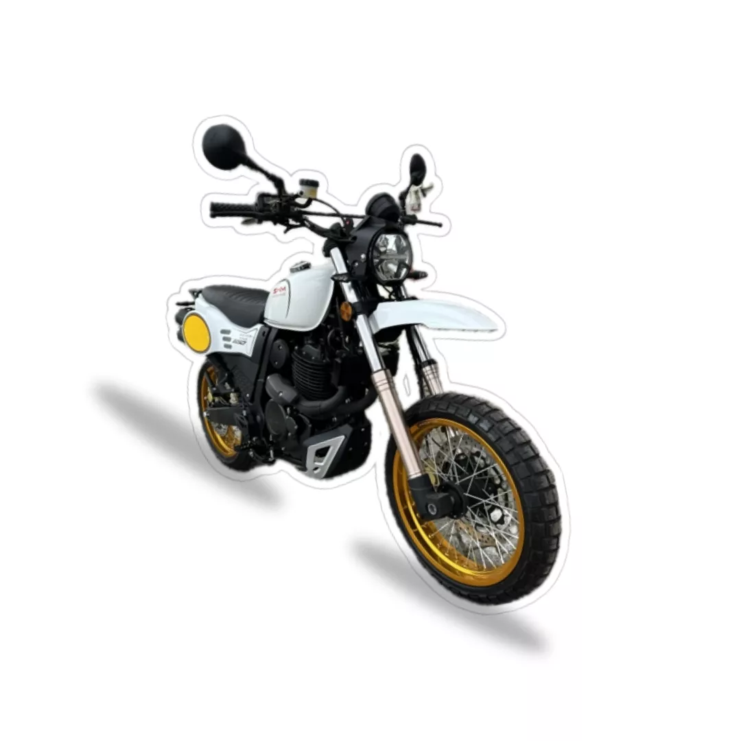 SWM - Silver Vase 650 - BIELA - Moderný a výkonný motocykel pre dobrodruhy
