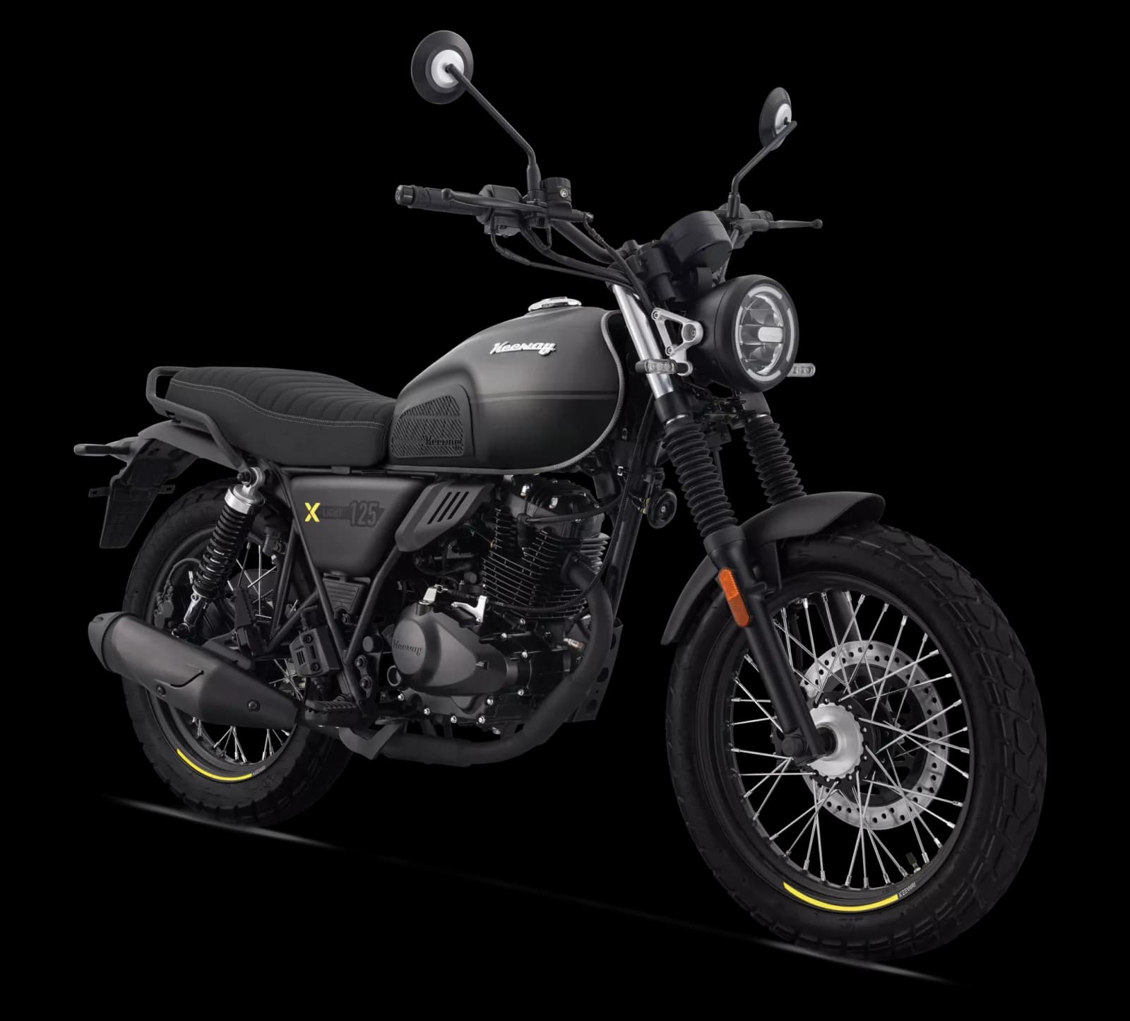 KEEWAY X-LIGHT 125 ČIERNA | ľahký mestský motocykel 125 ccm s CBS